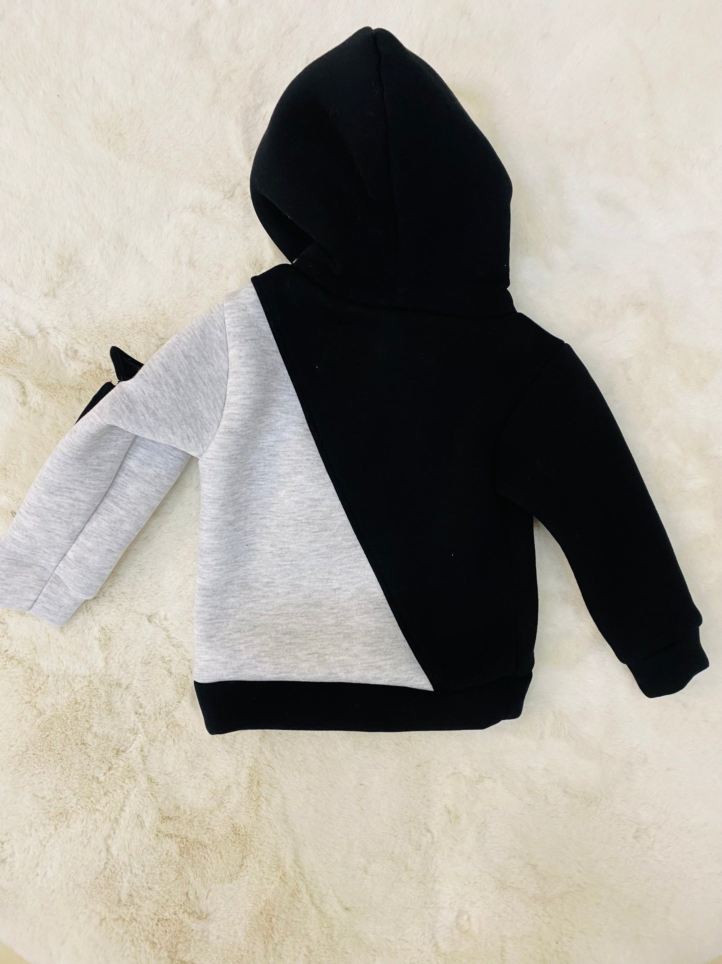 Maxi Felpone bicolore - SMILE BABY BOTIQUE