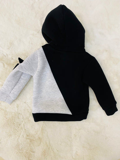 Maxi Felpone bicolore - SMILE BABY BOTIQUE