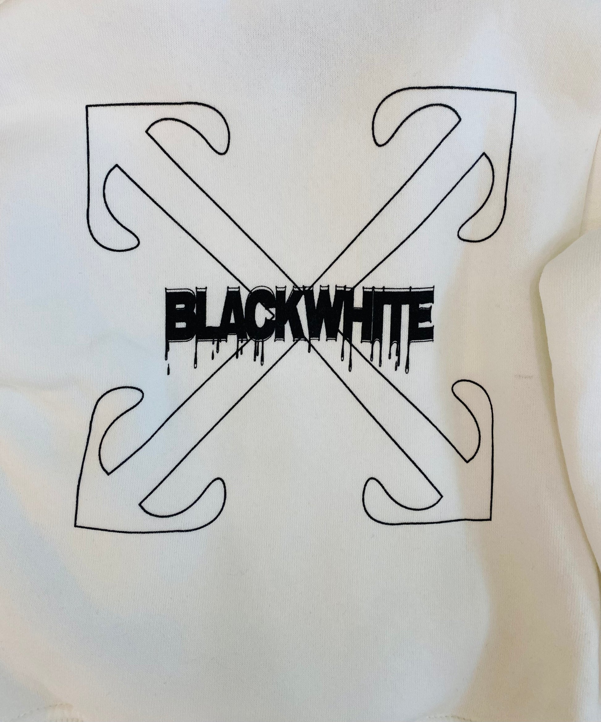Maxi Felpone blackwhite - SMILE BABY BOTIQUE