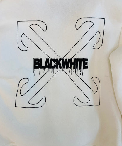 Maxi Felpone blackwhite - SMILE BABY BOTIQUE