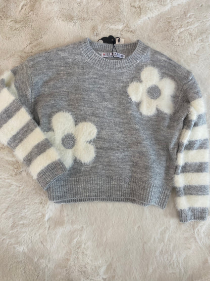 Maglioncino a fiori - SMILE BABY BOTIQUE