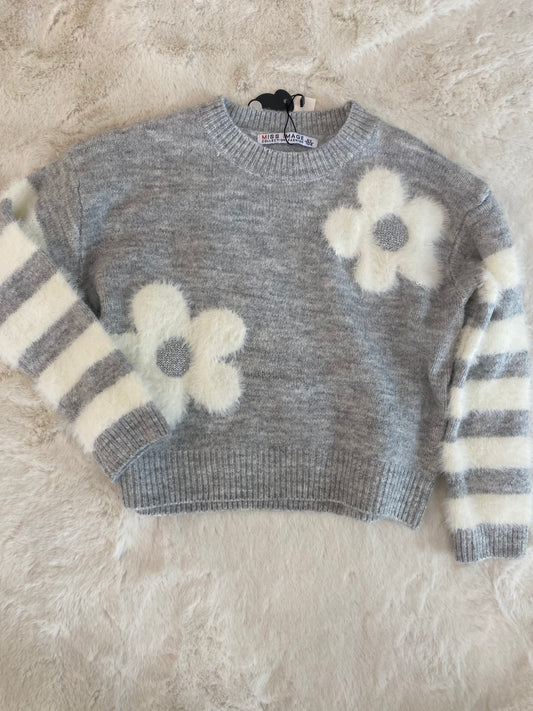 Maglioncino a fiori - SMILE BABY BOTIQUE